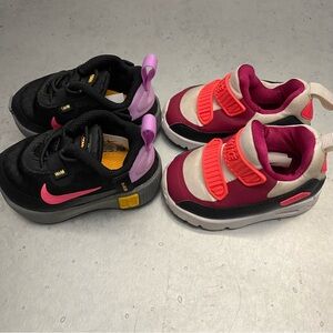 Nike Kids Shoes in Black and Pink
